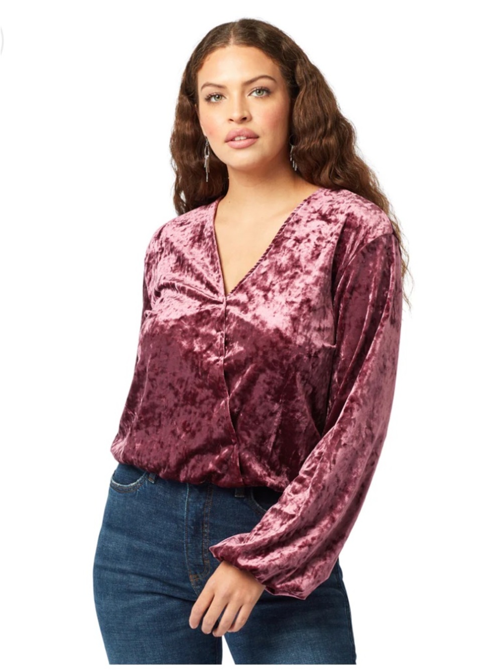 💌 B136-Wrangler Retro Burgundy Velvet